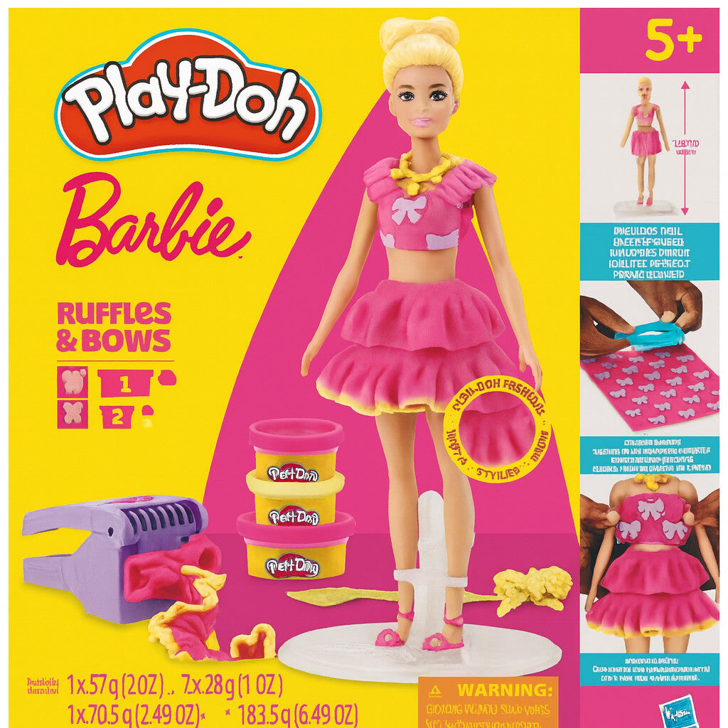Play-Doh Barbie "Ruffles & Bows" Set NEW IN BOX