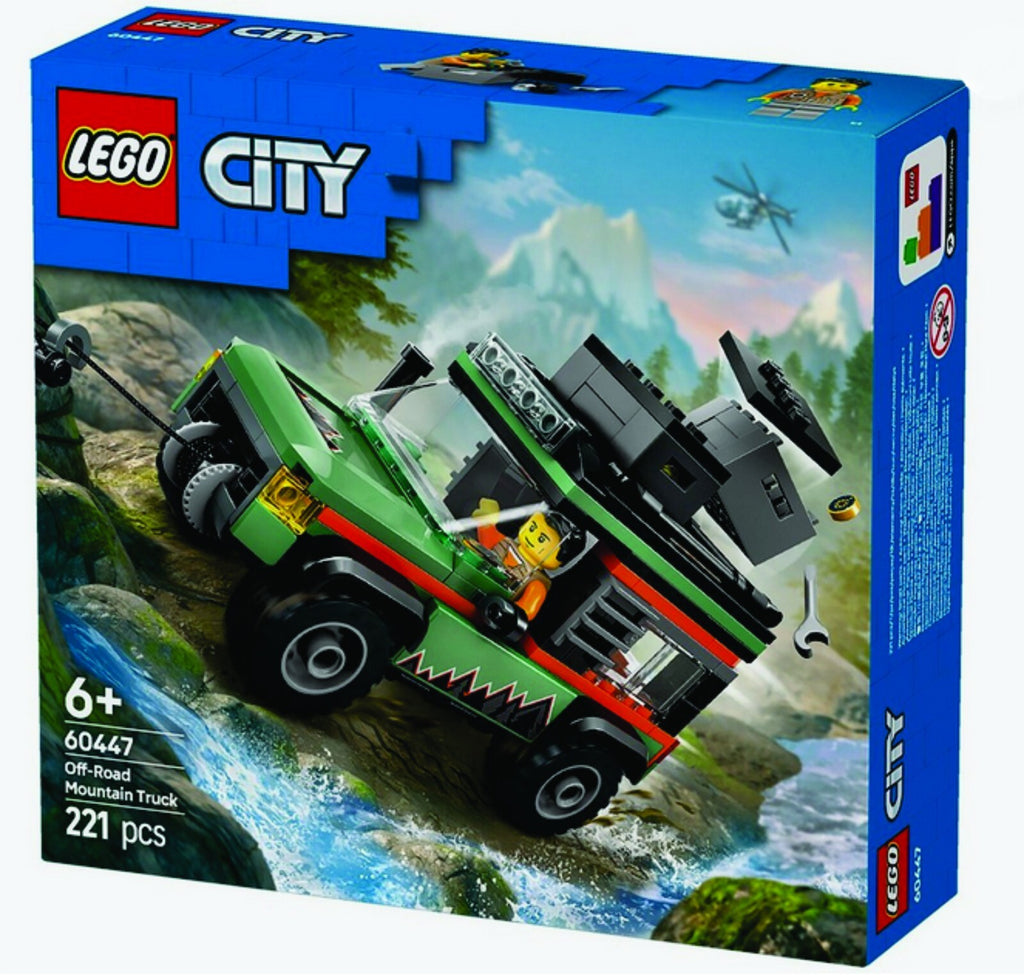 LEGO® City 2025 Off-Road 4x4 Mountain Truck Building Toy 60447 NEW IN BOX