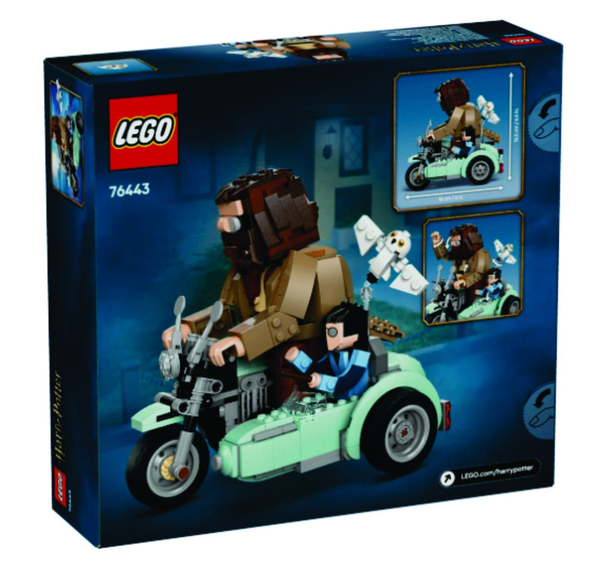 LEGO Harry Potter Hagrid & Harry's Motorcycle Ride Building Toy 76443 NEW IN BOX
