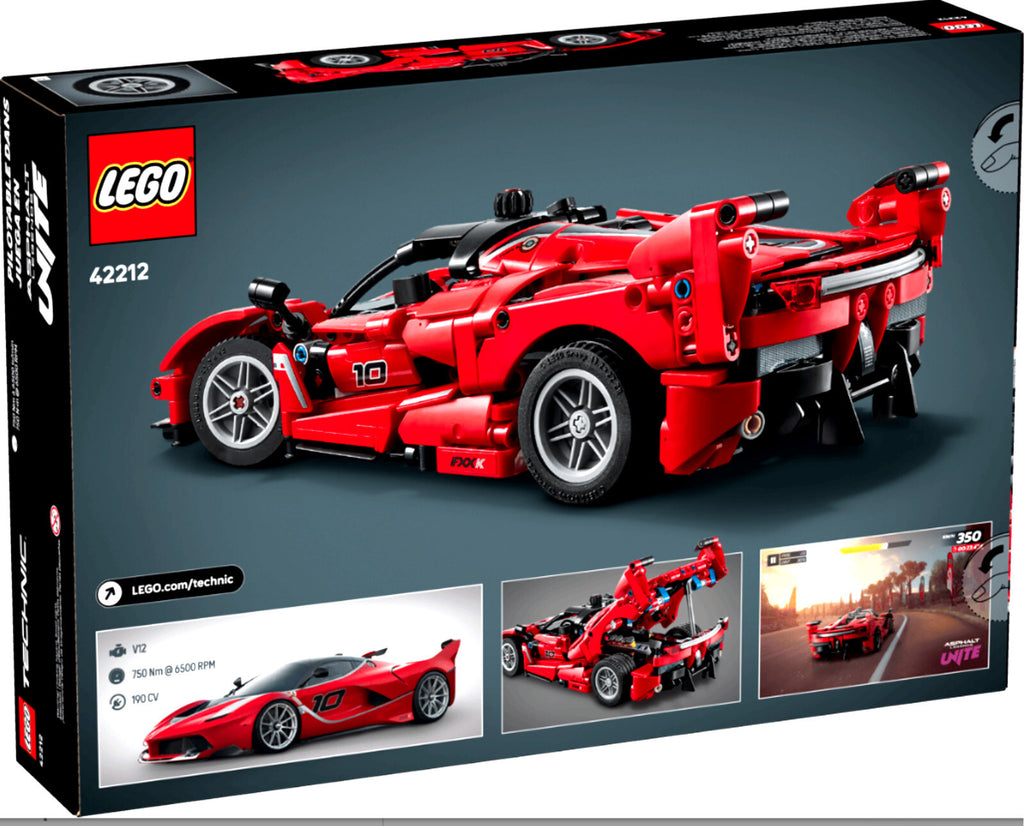 Brand New LEGO Technic 42212 Ferrari FXX K 897 Pieces Building Toy