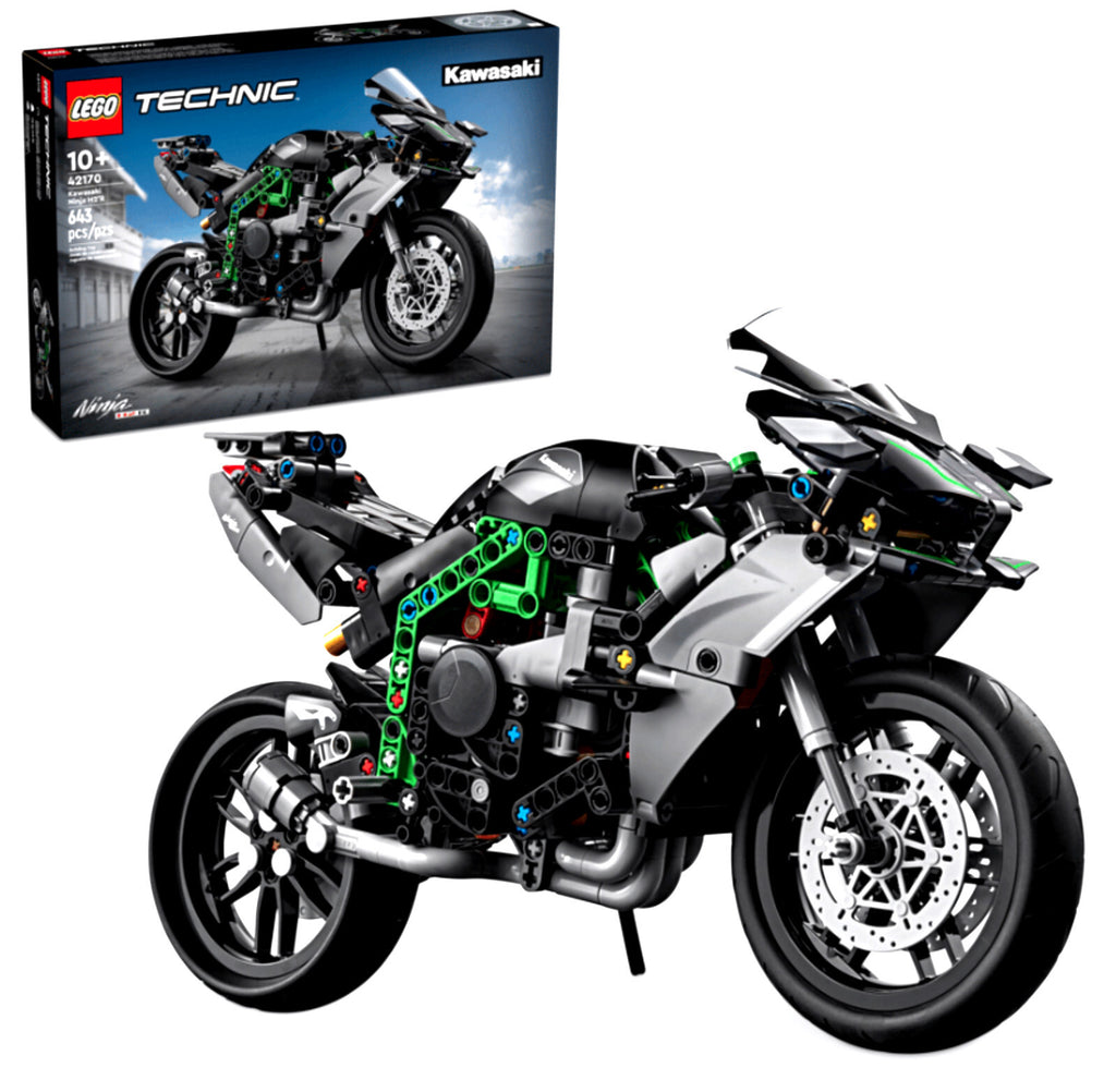 LEGO Technic Kawasaki Ninja H2R Motorcycle 42170 643pc Set NEW IN BOX !!