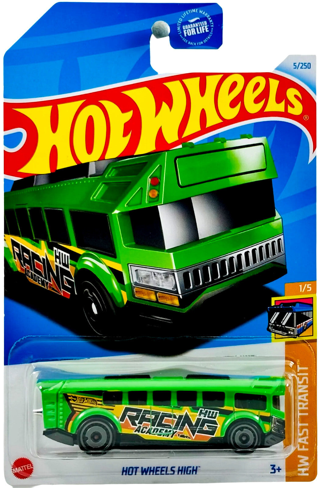 2024 Hot Wheels HW Racing Academy Bus NEW ON BLISTER !!!