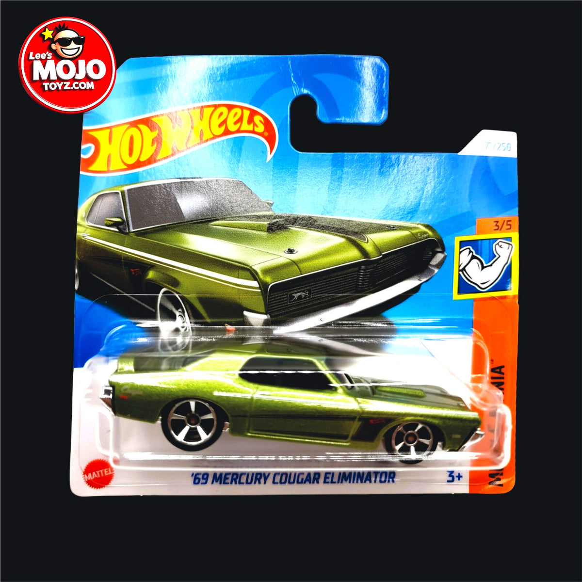 Hot Wheels 69 Mercury Cougar Eliminator  SHORT CARD New on Blister Card