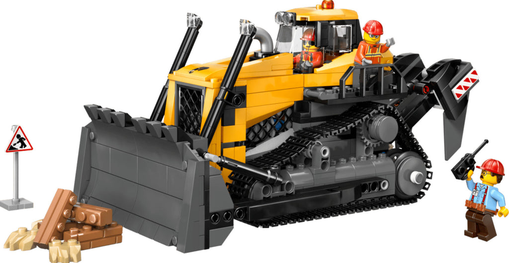 LEGO City Yellow Bulldozer Complete Construction Vehicle Set (60466) Brand New