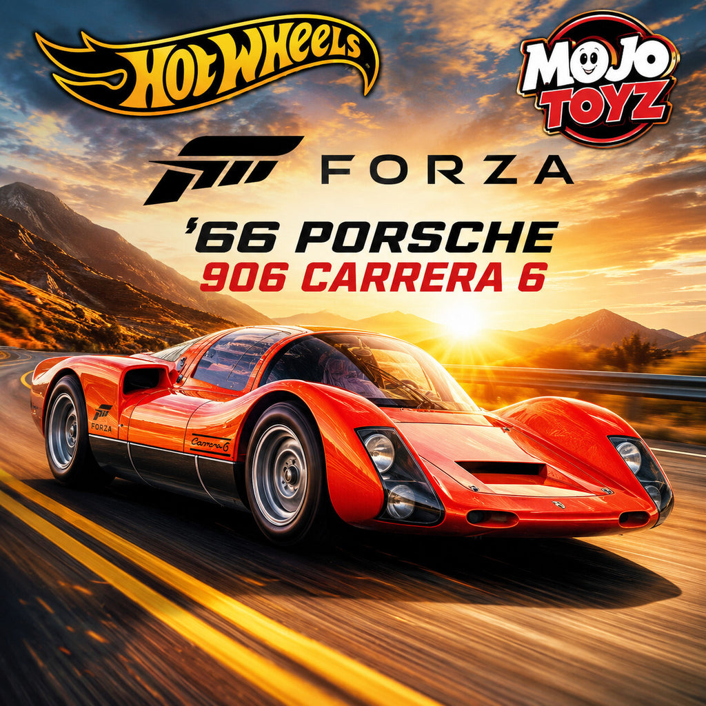 66 Porsche 906 Carrera 6 FORZA Orange Hot Wheels Car Culture New in Package