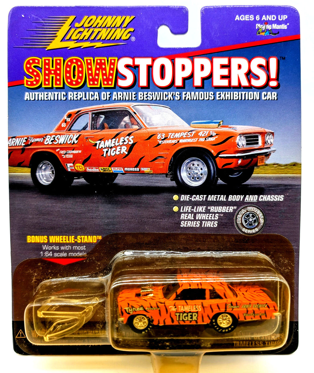 Johnny Lightning Show Stoppers! Arnie Beswick Tameless Tiger 1:64 Die Cast NEW !