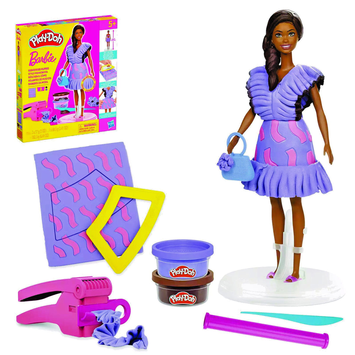 Play-Doh Barbie Fashionista Ruffles Set NEW IN BOX