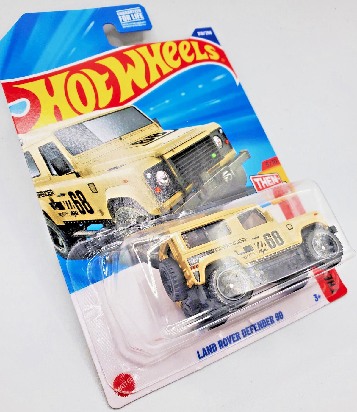 Hot Wheels LAND ROVER DEFENDER 90, Tan, L-Case, NEW ON BLISTER