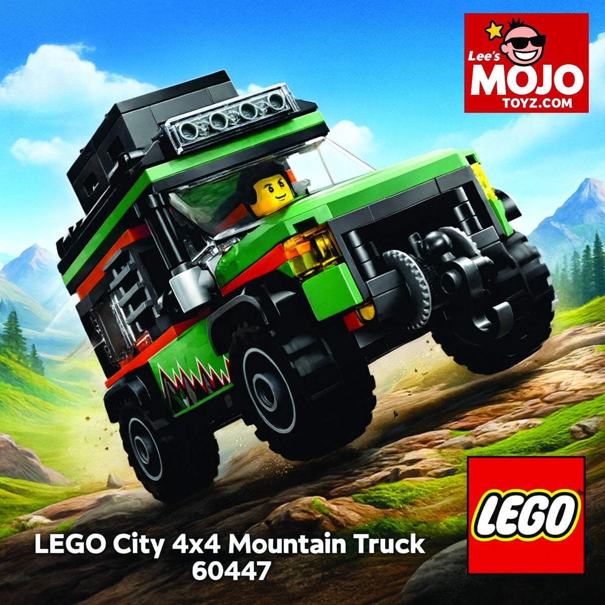 LEGO® City 2025 Off-Road 4x4 Mountain Truck Building Toy 60447 NEW IN BOX