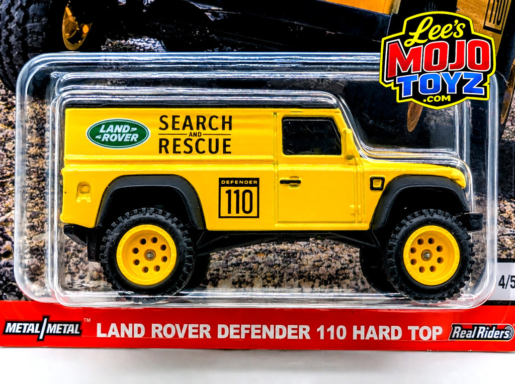2020 Hot Wheels Premium Wild Terrain 4/5 LAND ROVER DEFENDER 110 HARD TOP Yellow