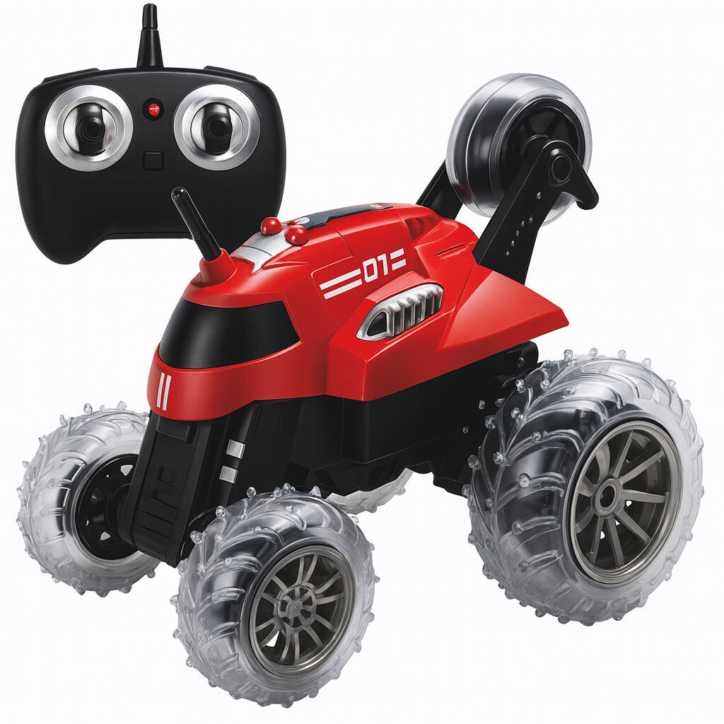 Thunder Tumbler Wireless Remote Control Spinning Car By Sharper Image NEW In BOX