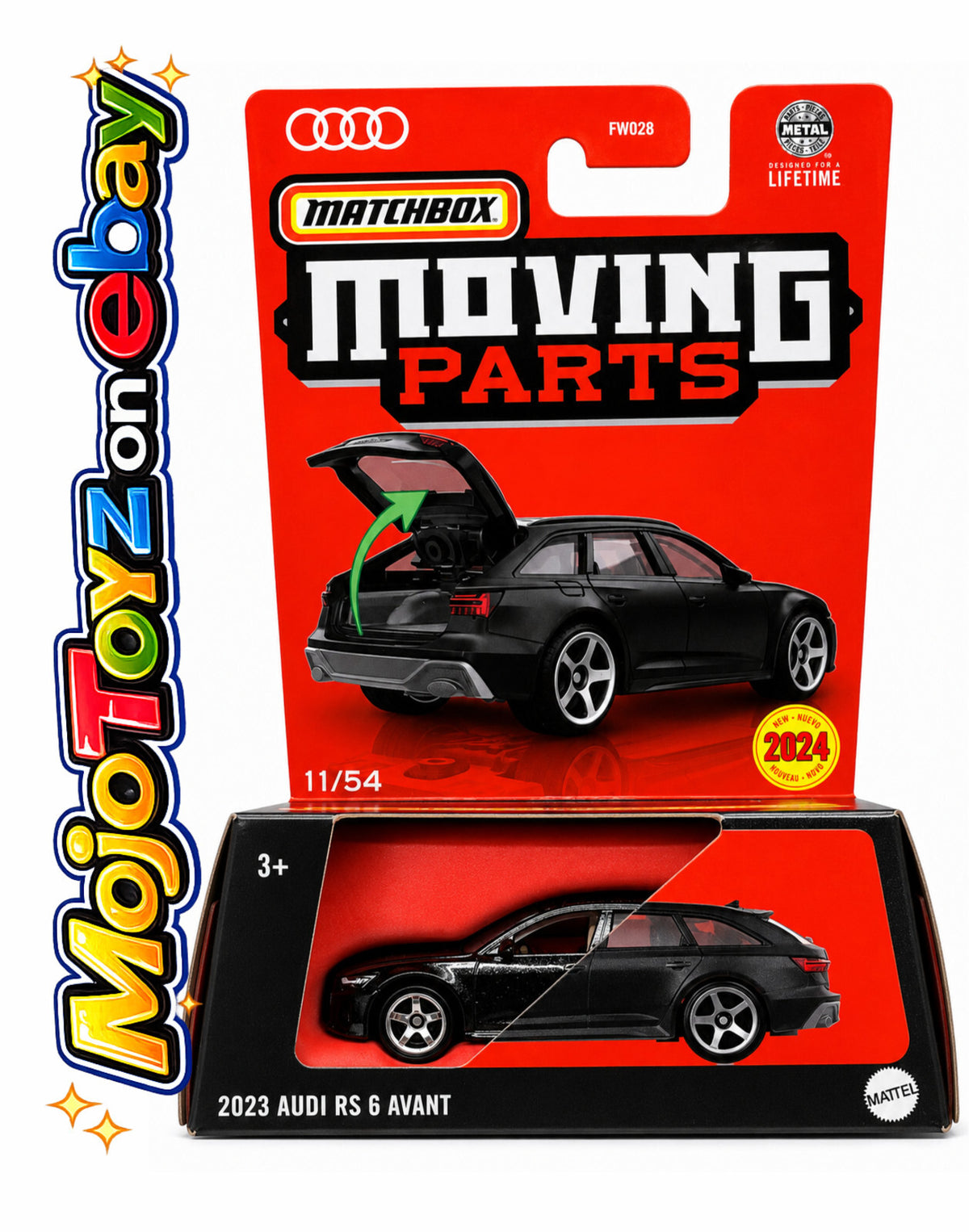 2023 MATCHBOX MOVING PARTS 2023 Audi RS 6 Avant NEW IN SEALED BOX