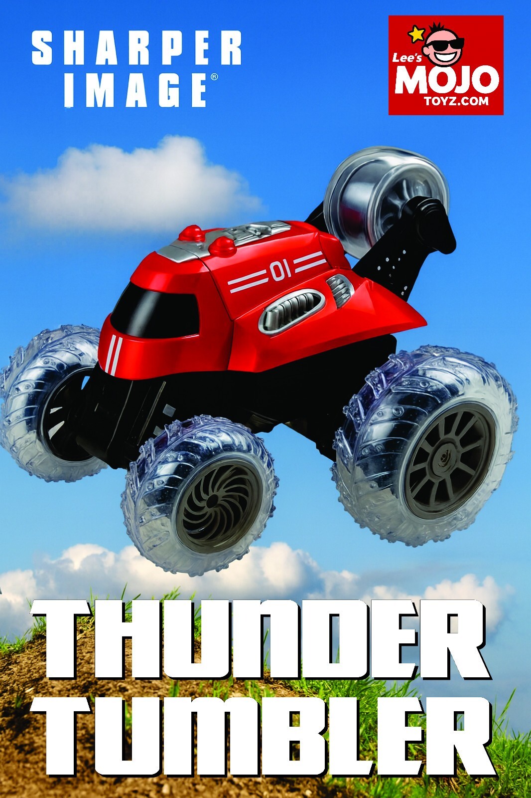 Thunder Tumbler Wireless Remote Control Spinning Car By Sharper Image NEW In BOX