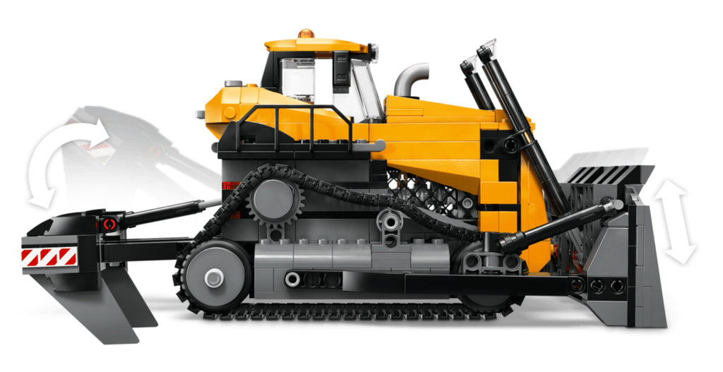 LEGO City Yellow Bulldozer Complete Construction Vehicle Set (60466) Brand New