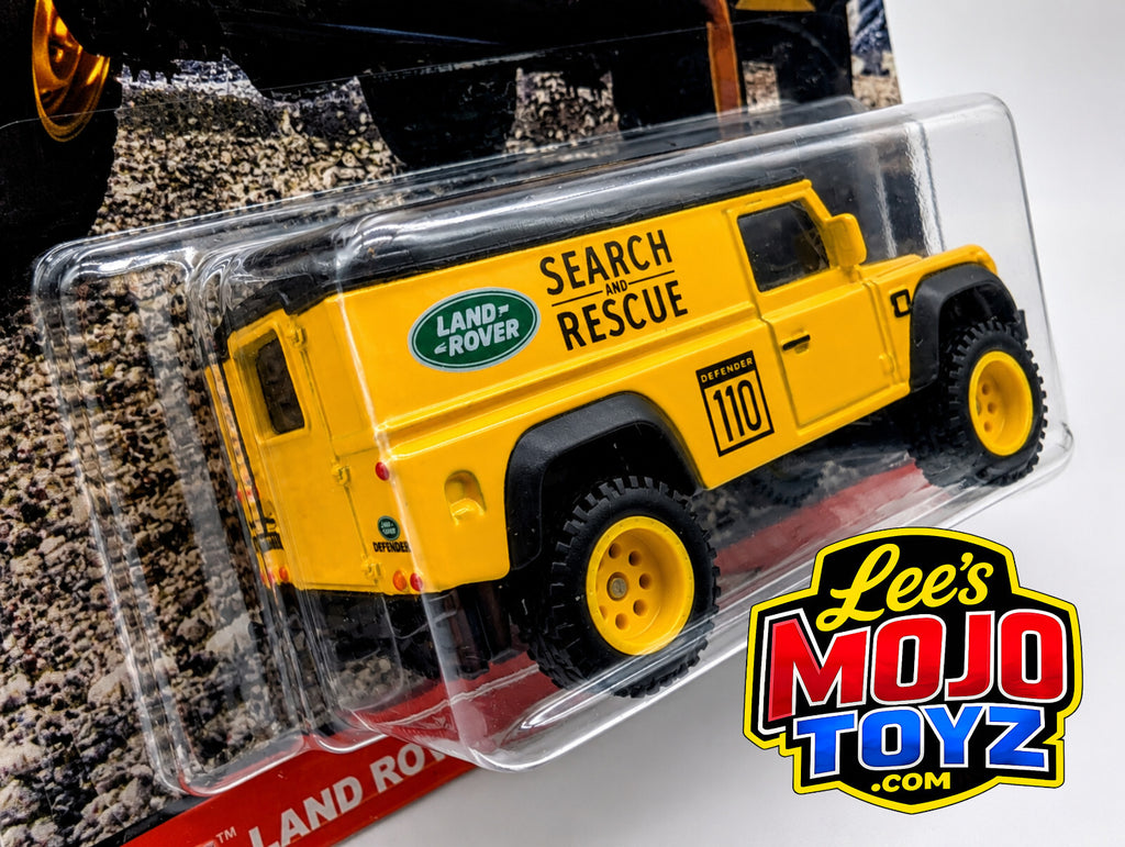 2020 Hot Wheels Premium Wild Terrain 4/5 LAND ROVER DEFENDER 110 HARD TOP Yellow