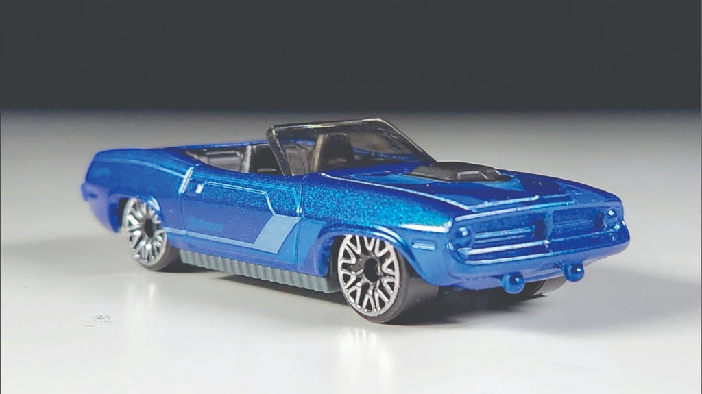 '70 Plymouth Barracuda 20/250 Hot Wheels 2024 HTC13 HW Roadsters 3/5 blue
