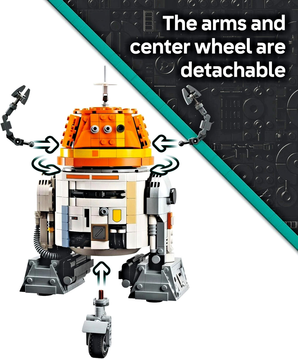 LEGO Star Wars: Ahsoka Chopper (C1-10P) Astromech Droid Set (75416)™ NEW IN BOX