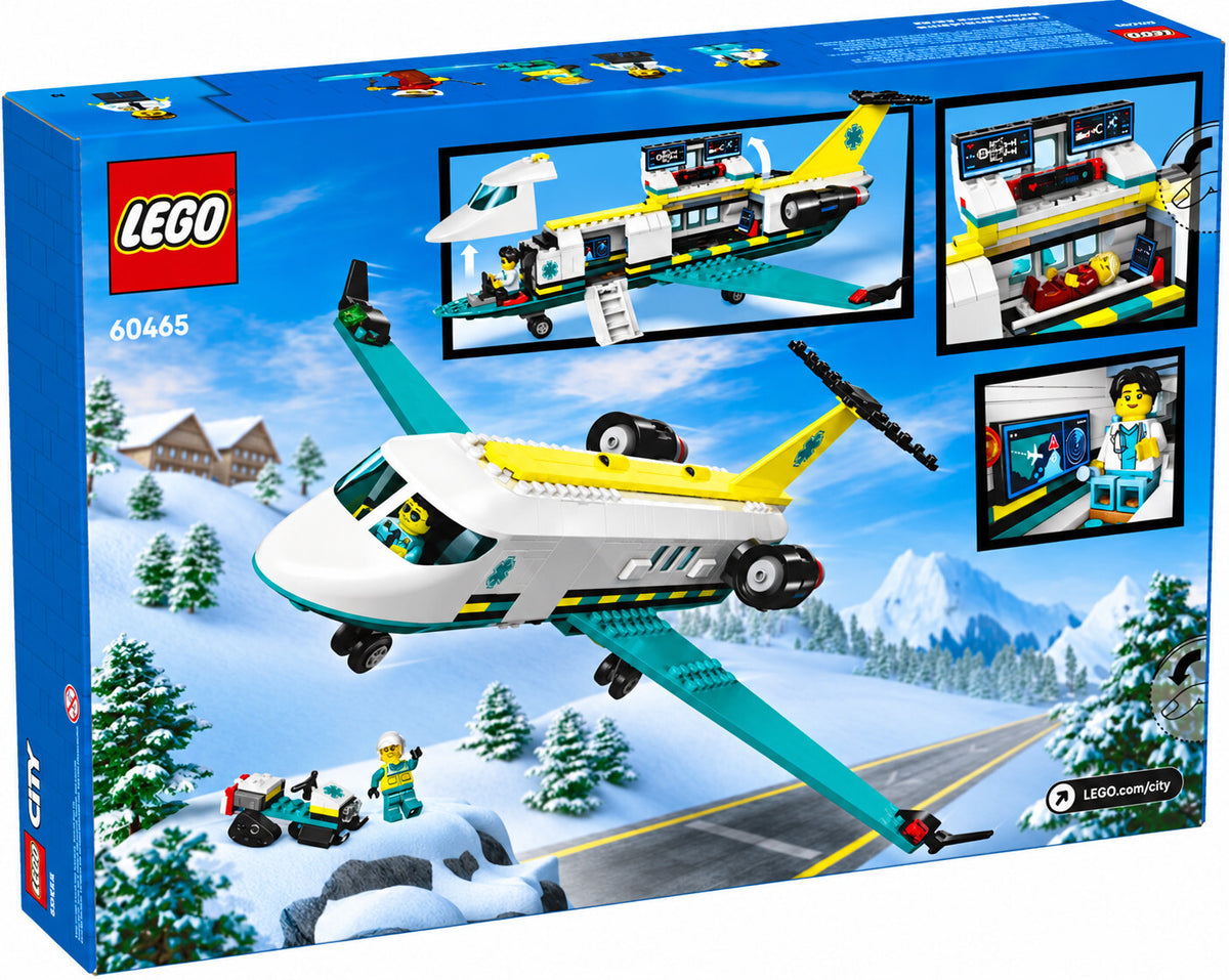 LEGO City Emergency Air Ambulance Airplane 60465 Brand New Factory Sealed