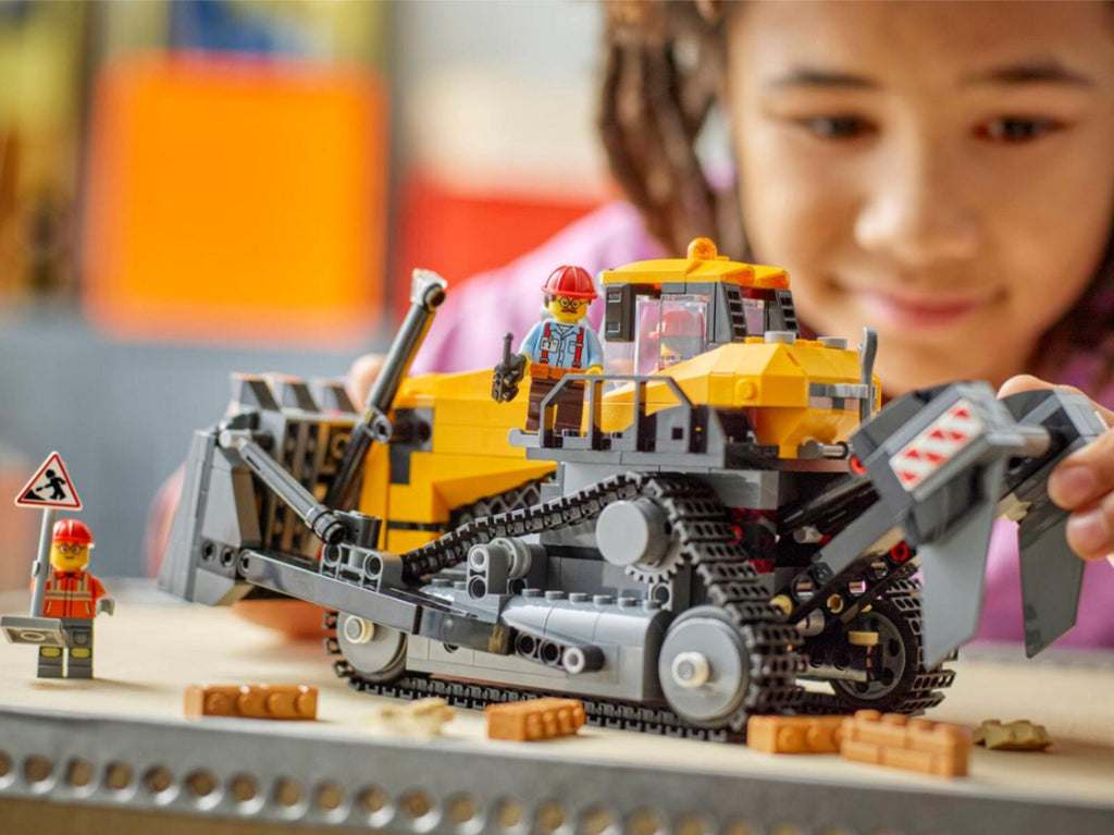 LEGO City Yellow Bulldozer Complete Construction Vehicle Set (60466) Brand New