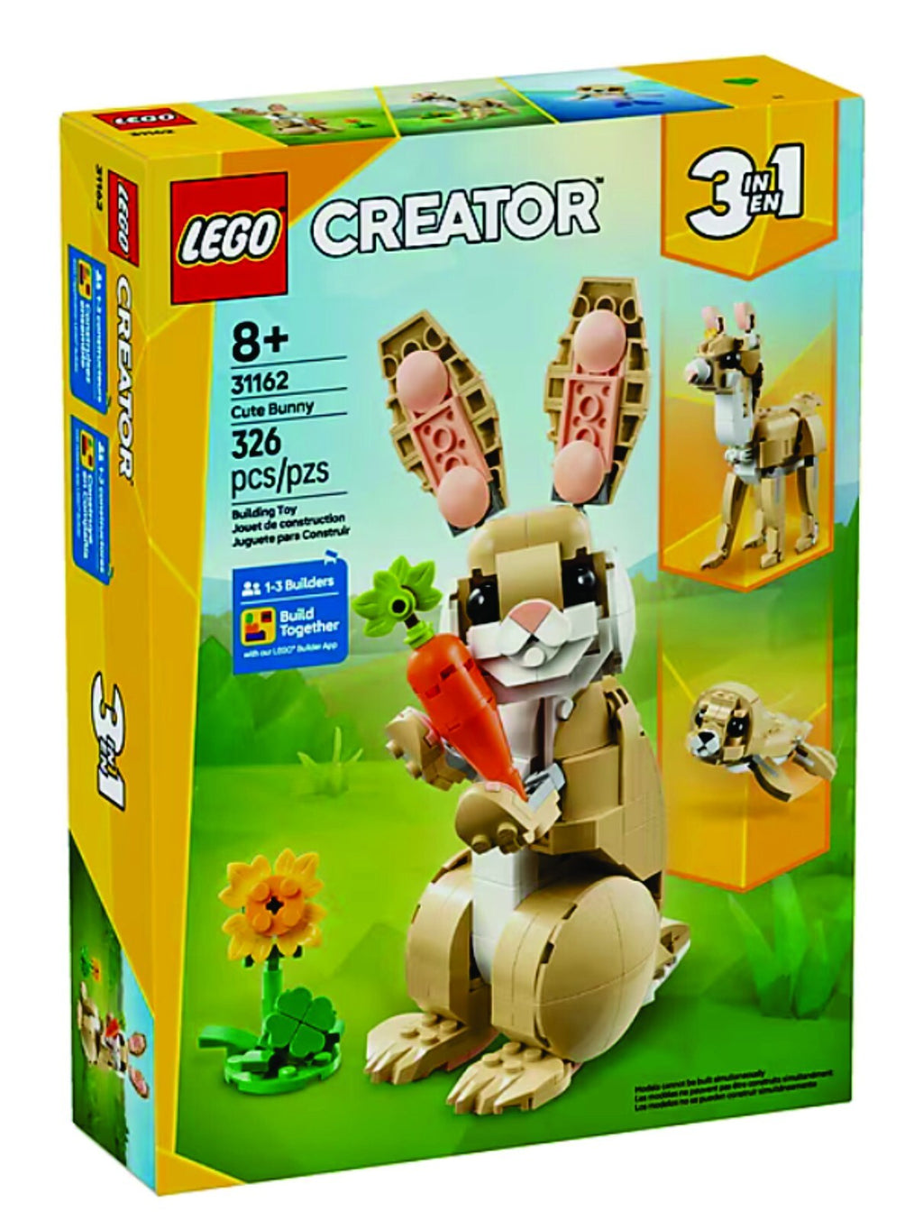 LEGO CREATOR: Cute Bunny (31162) NEW IN UNOPENED BOX