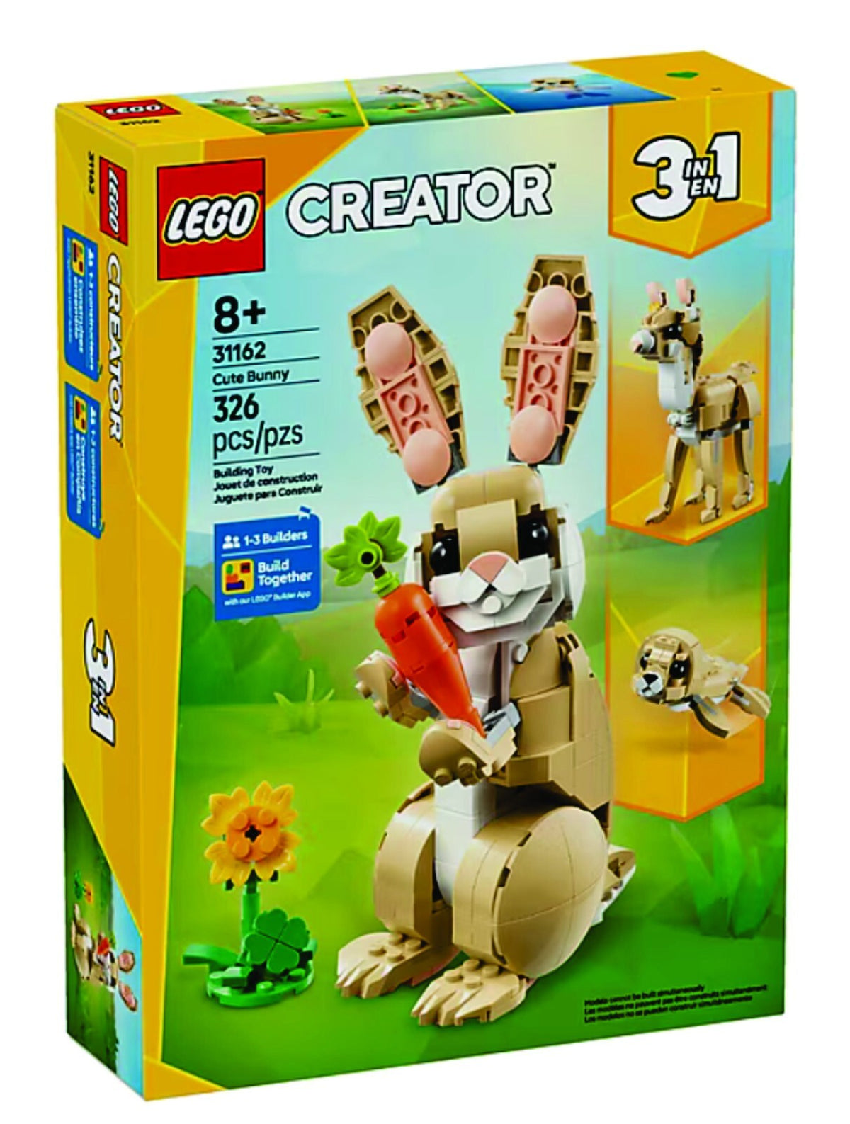 LEGO CREATOR: Cute Bunny (31162) NEW IN UNOPENED BOX