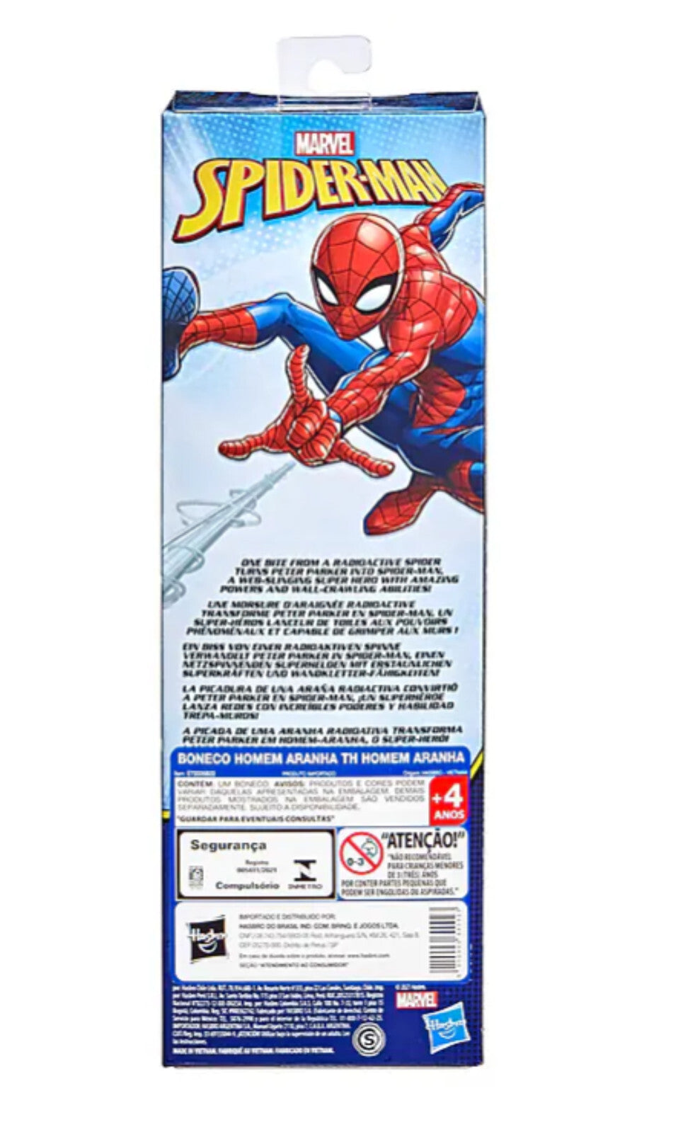 Hasbro Titan Hero Marvel Spider-Man Red/Blue Suit (2021) 12" FX Compatible E7333
