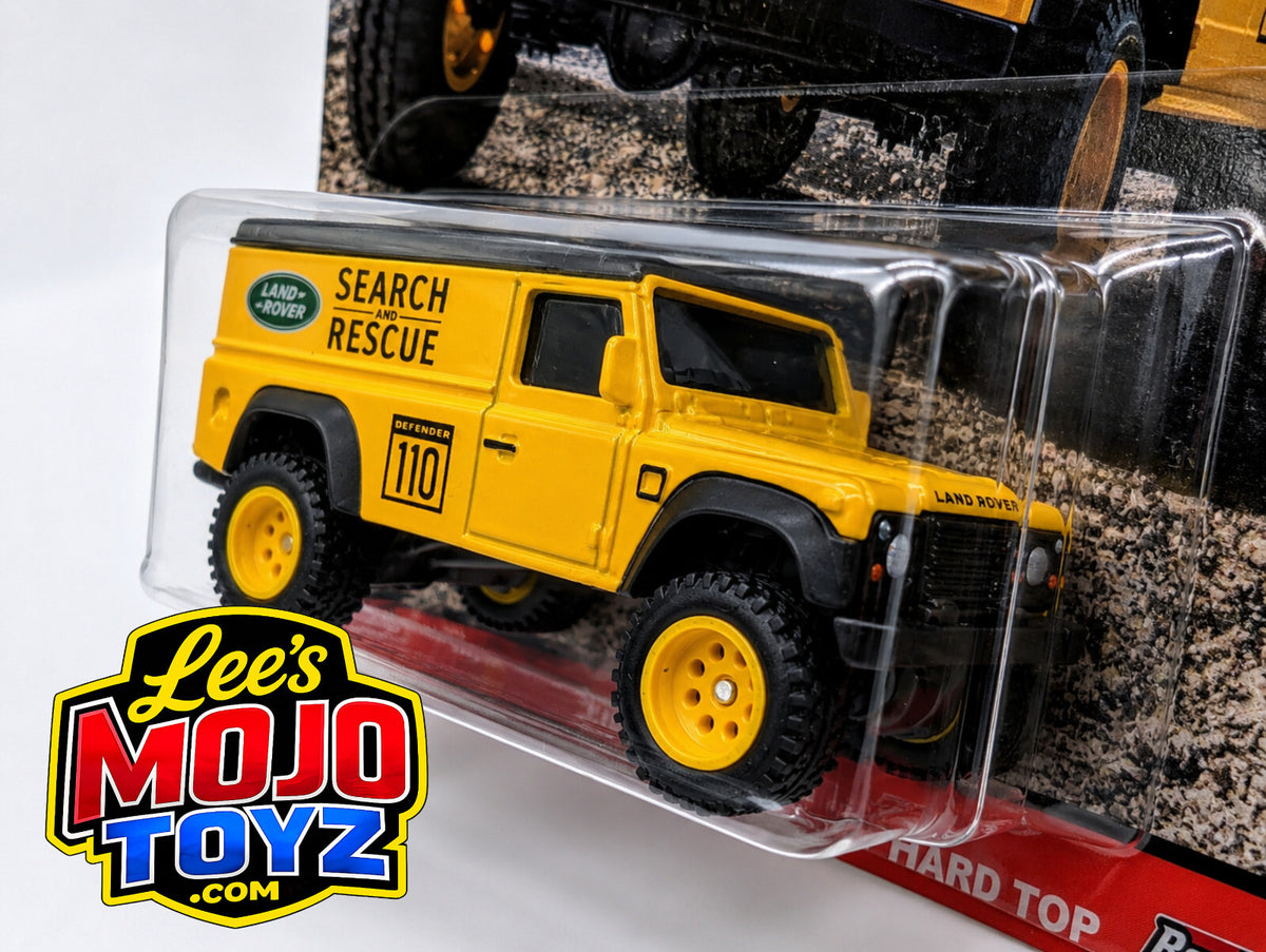 2020 Hot Wheels Premium Wild Terrain 4/5 LAND ROVER DEFENDER 110 HARD TOP Yellow