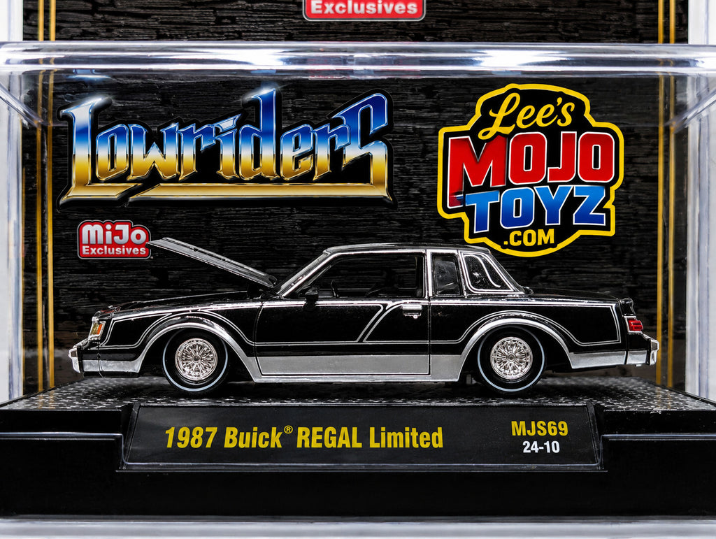 Lowriders 1987 BUICK REGAL LIMITED 1/64 DIECAST BLACK 31500-MJS69 M2 MACHINES