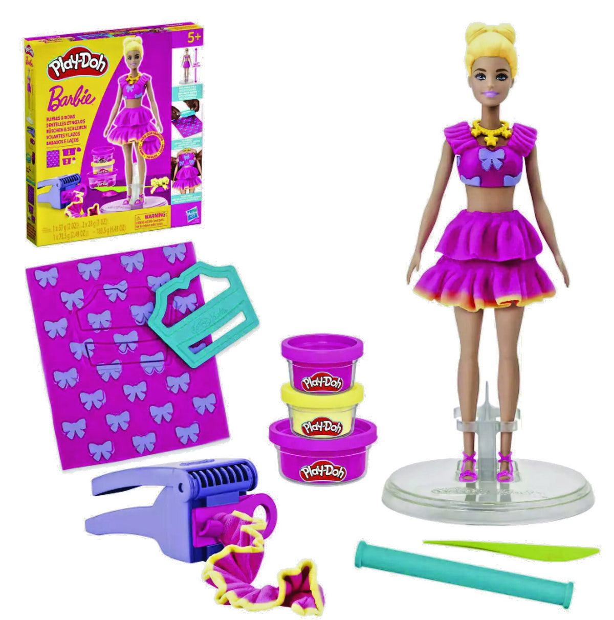 Play-Doh Barbie "Ruffles & Bows" Set NEW IN BOX