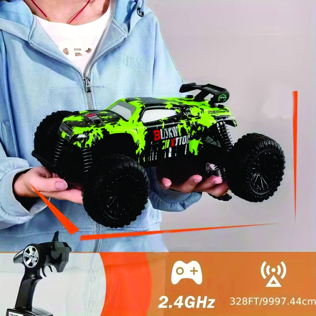 Storm Extreme 2.4GHz Dual-Drive Off Road All-Terrain RC / With Extra Red Body !!