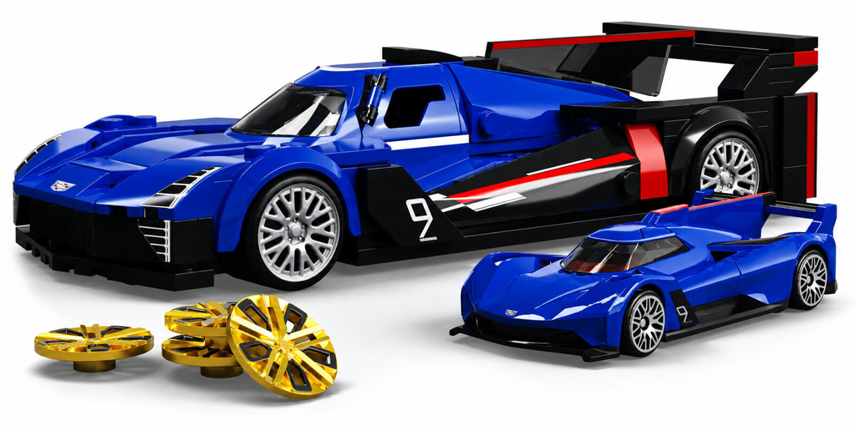 Mattel Brick Shop Hot Wheels Cadillac Project GTP Hypercar Building Set NEW