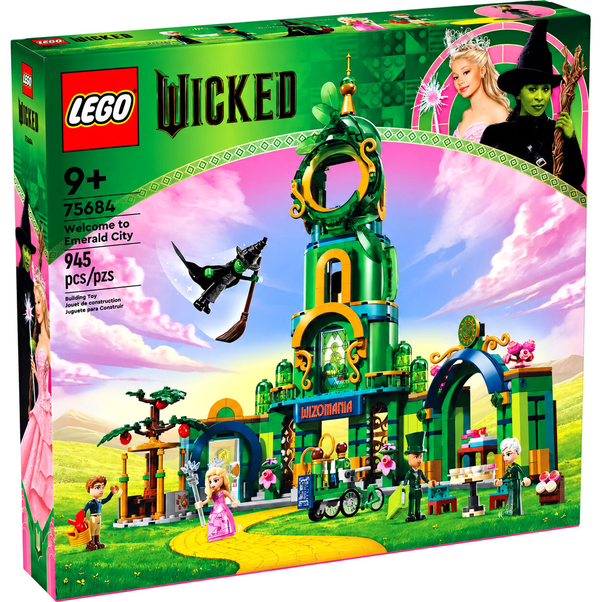 LEGO 75684 Wicked Welcome to Emerald City Set, 945 pcs NEW AND SEALED