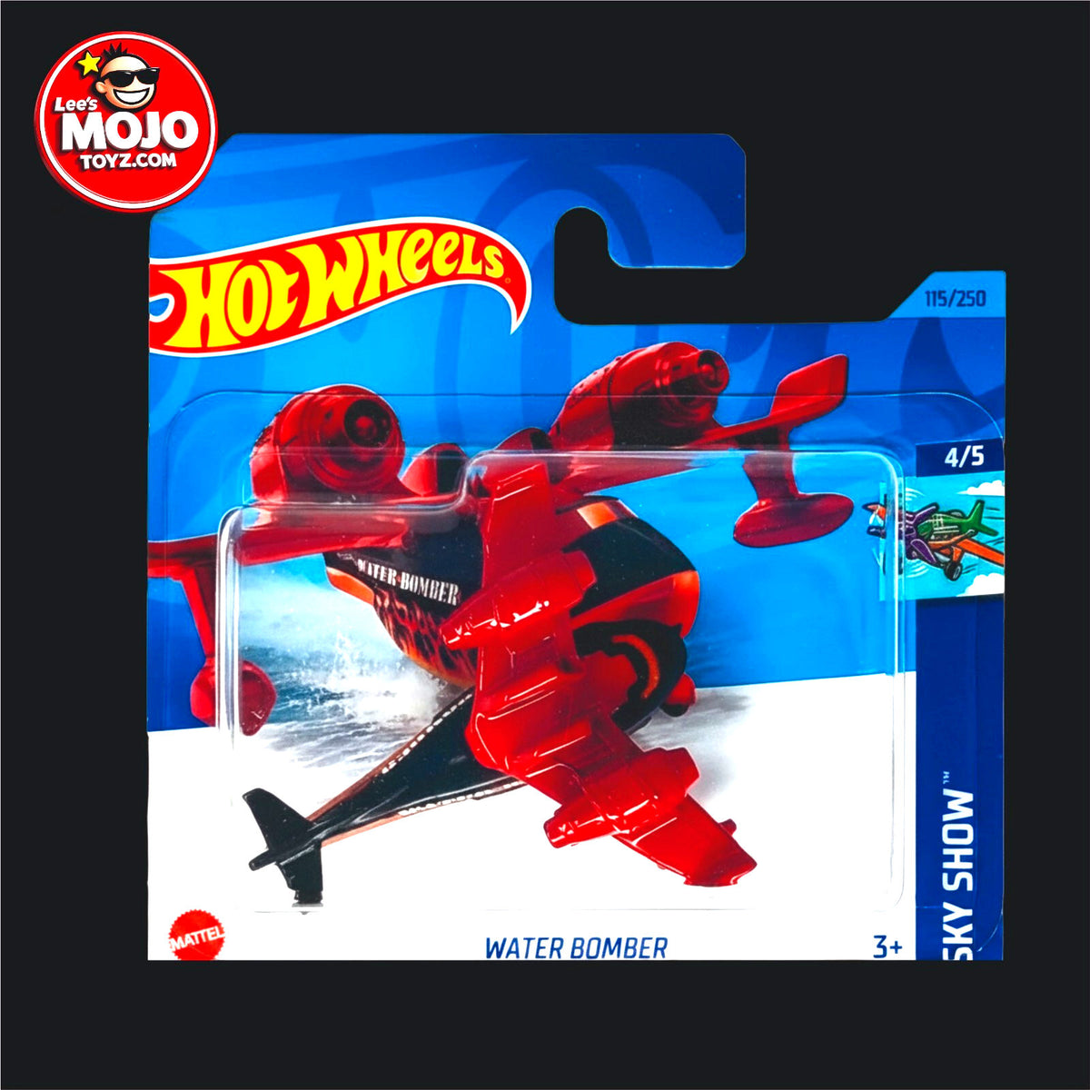 Hot Wheels Water Bomber Short Card NEW ON BLISTER CARD