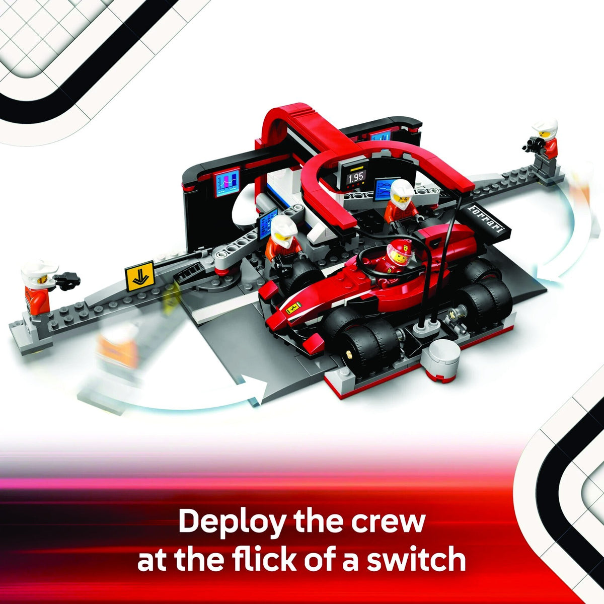 LEGO CITY: F1 Pit Stop & Pit Crew with Ferrari Car (60443) NEW IN BOX