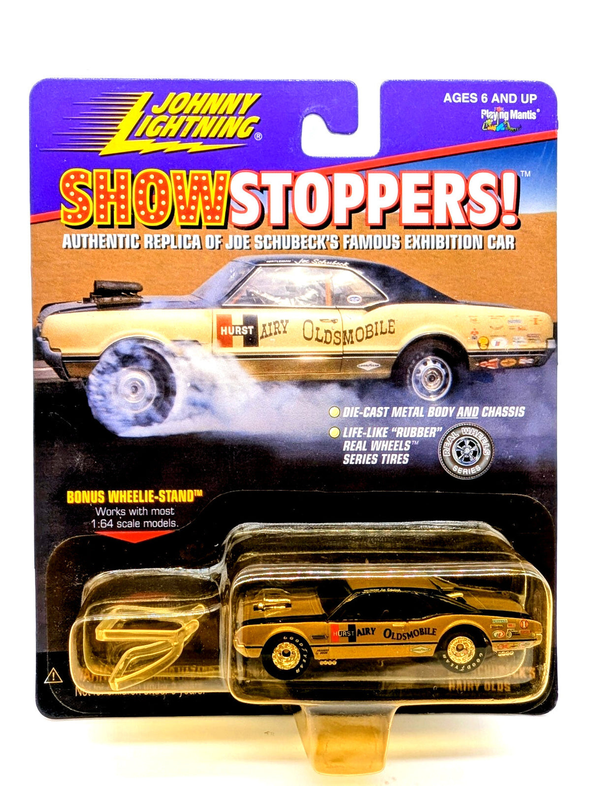 JOHNNY LIGHTNING Show Stoppers! JOE SCHUBECK'S 1967 Hurst Harry OLDS 442 1:64