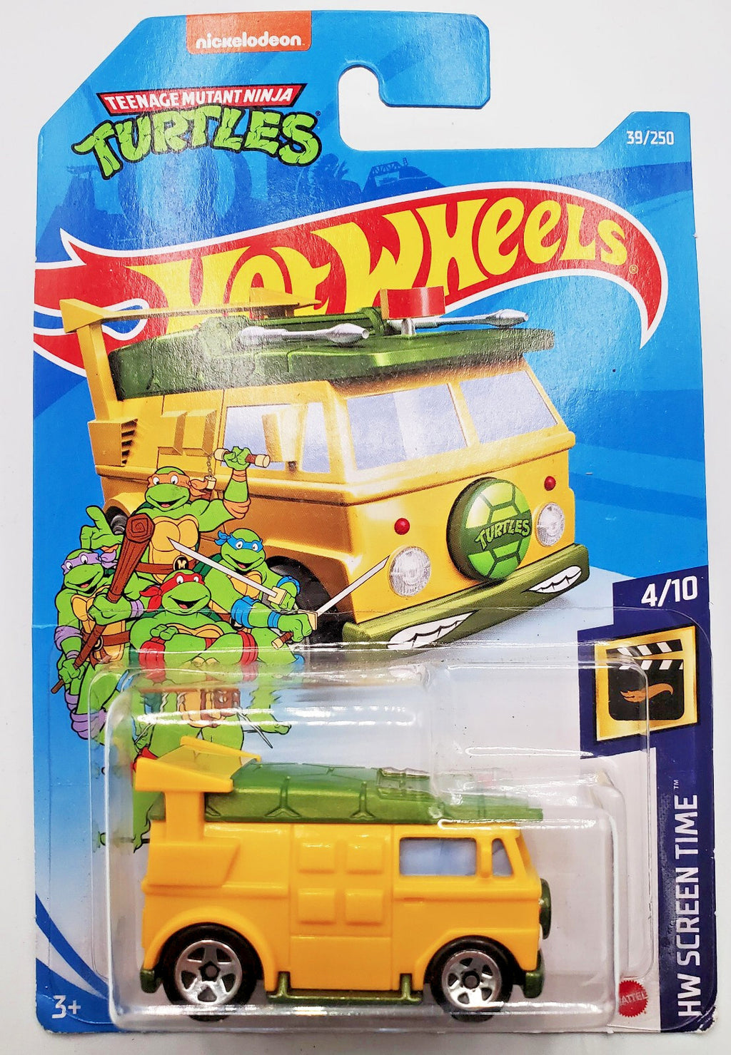 Hot Wheels Teenage Mutant Ninja Turtles Party Wagon 247/250 NEW ON BLISTER !!