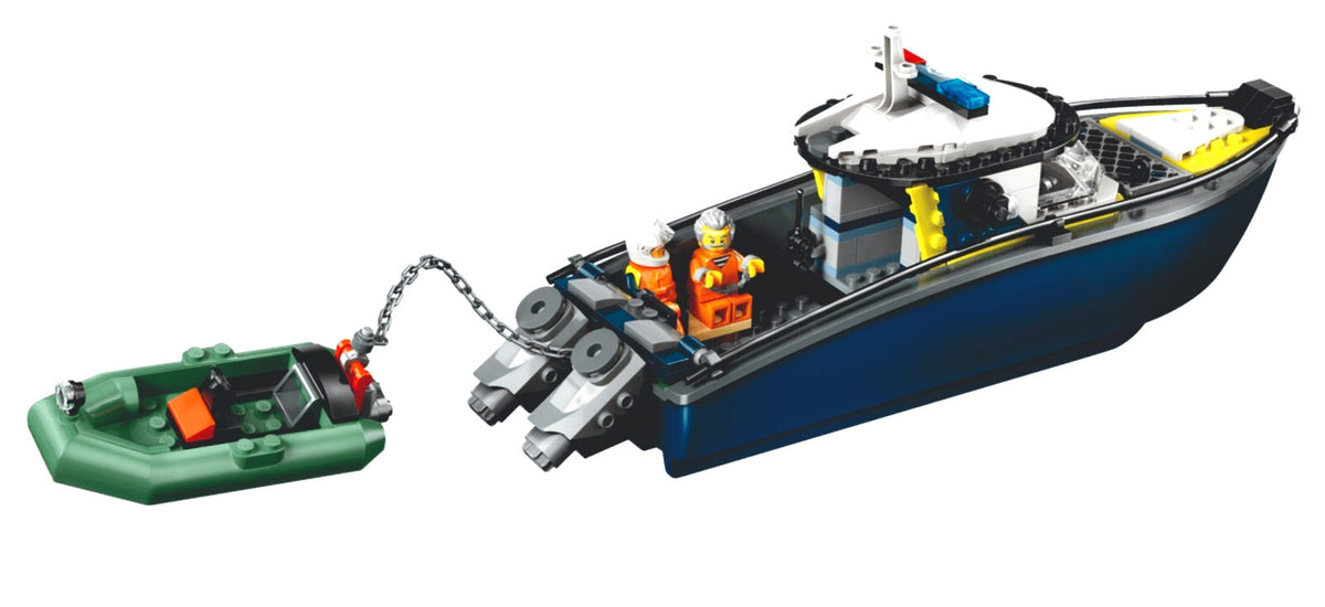 LEGO 60456 City Police Boat Chase Set - New Sealed - Floating Boats - Shark incl