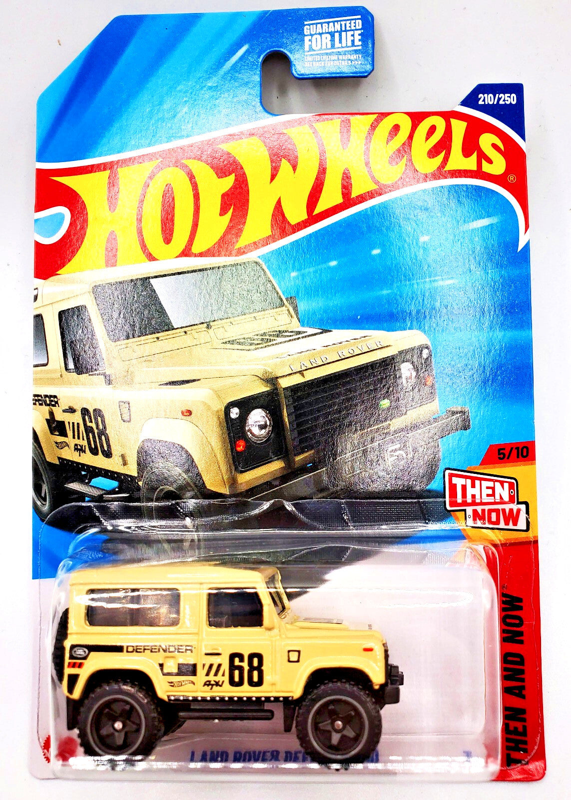 Hot Wheels LAND ROVER DEFENDER 90, Tan, L-Case, NEW ON BLISTER
