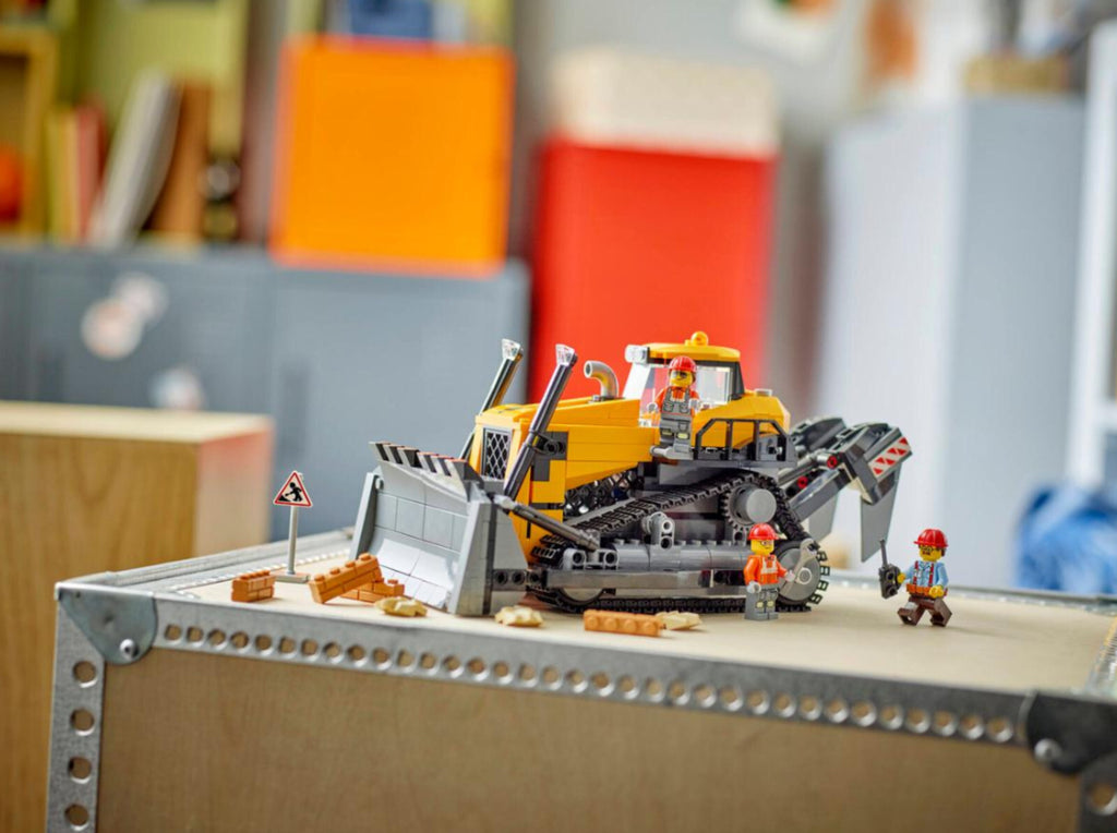 LEGO City Yellow Bulldozer Complete Construction Vehicle Set (60466) Brand New