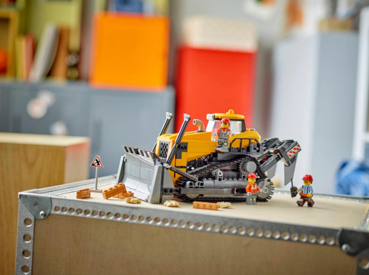 LEGO City Yellow Bulldozer Complete Construction Vehicle Set (60466) Brand New