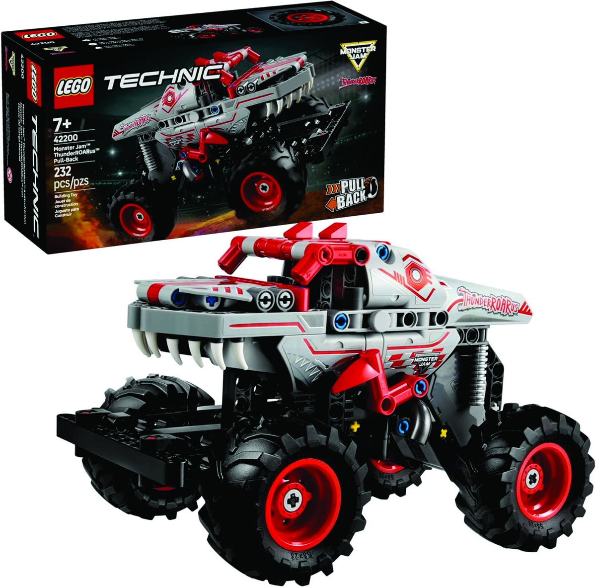 LEGO® TECHNIC: Monster Jam ThunderROARus™ Pull-Back (42200)