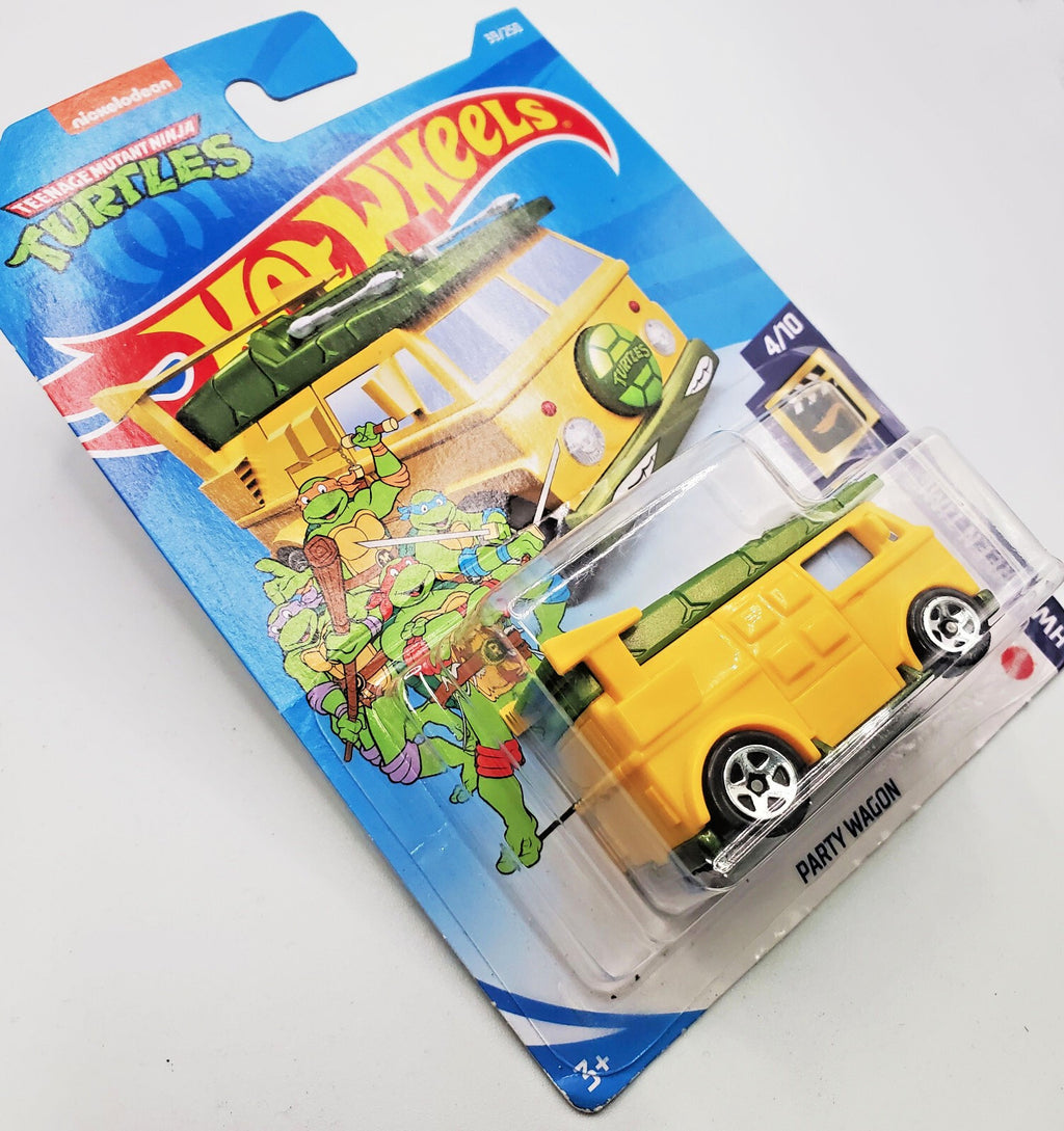 Hot Wheels Teenage Mutant Ninja Turtles Party Wagon 247/250 NEW ON BLISTER !!