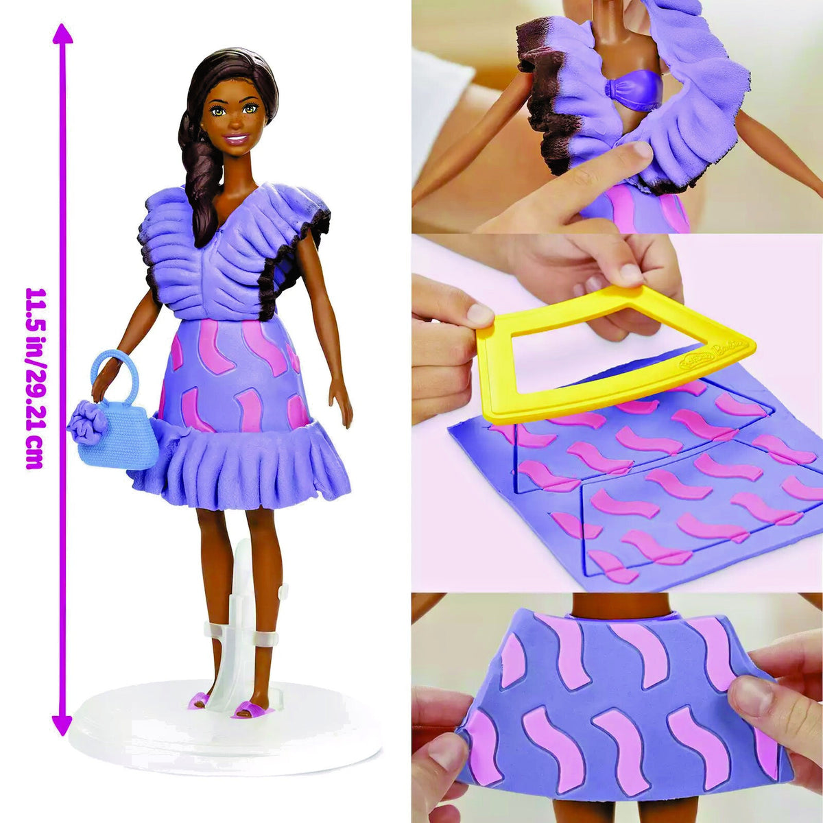 Play-Doh Barbie Fashionista Ruffles Set NEW IN BOX