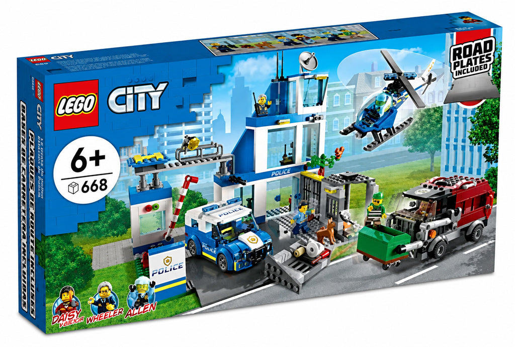 LEGO CITY: Police Station (60316). 668 Pieces NEW IN BOX