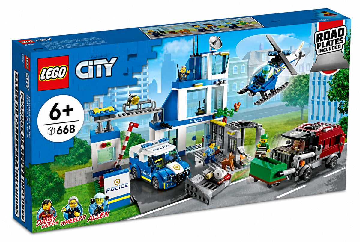 LEGO CITY: Police Station (60316). 668 Pieces NEW IN BOX