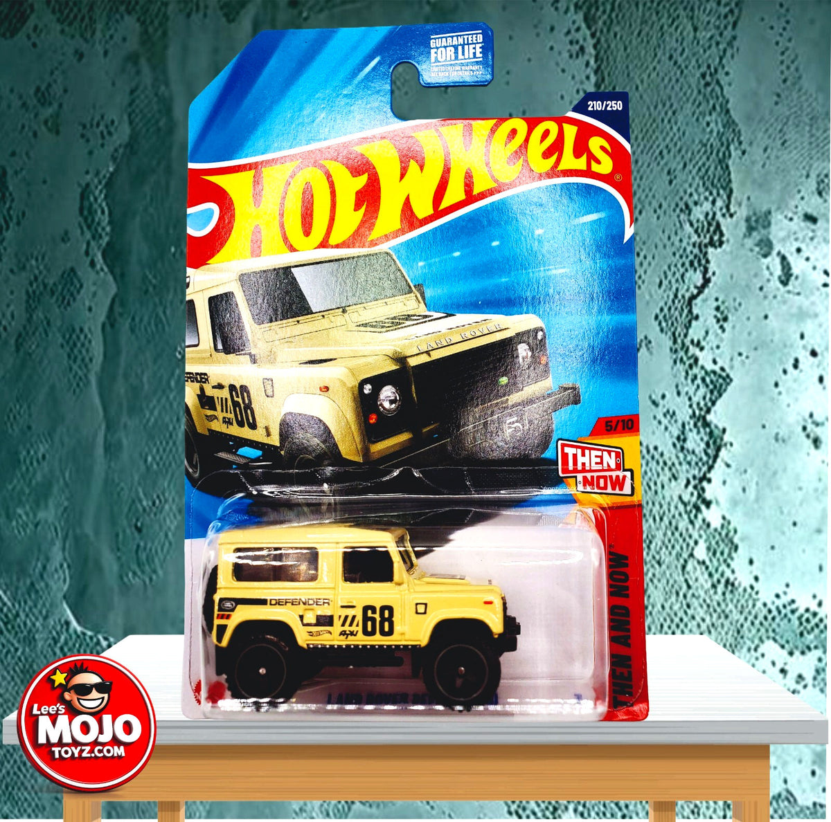 Hot Wheels LAND ROVER DEFENDER 90, Tan, L-Case, NEW ON BLISTER