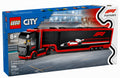 LEGO CITY: F1 Truck with Rb20 & Amr24 F1 Cars  #60445  New in sealed box.