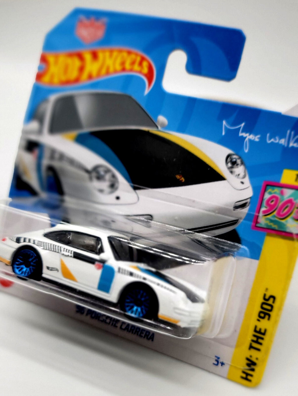 Hot Wheels #174 The 90s' Series #1 '96 Porsche Carrera Short Card White