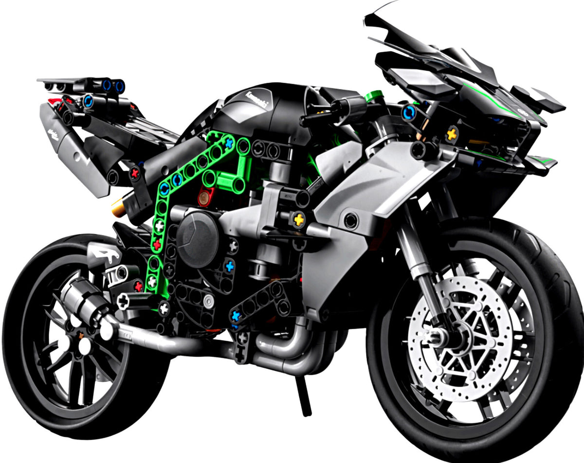 LEGO Technic Kawasaki Ninja H2R Motorcycle 42170 643pc Set NEW IN BOX !!