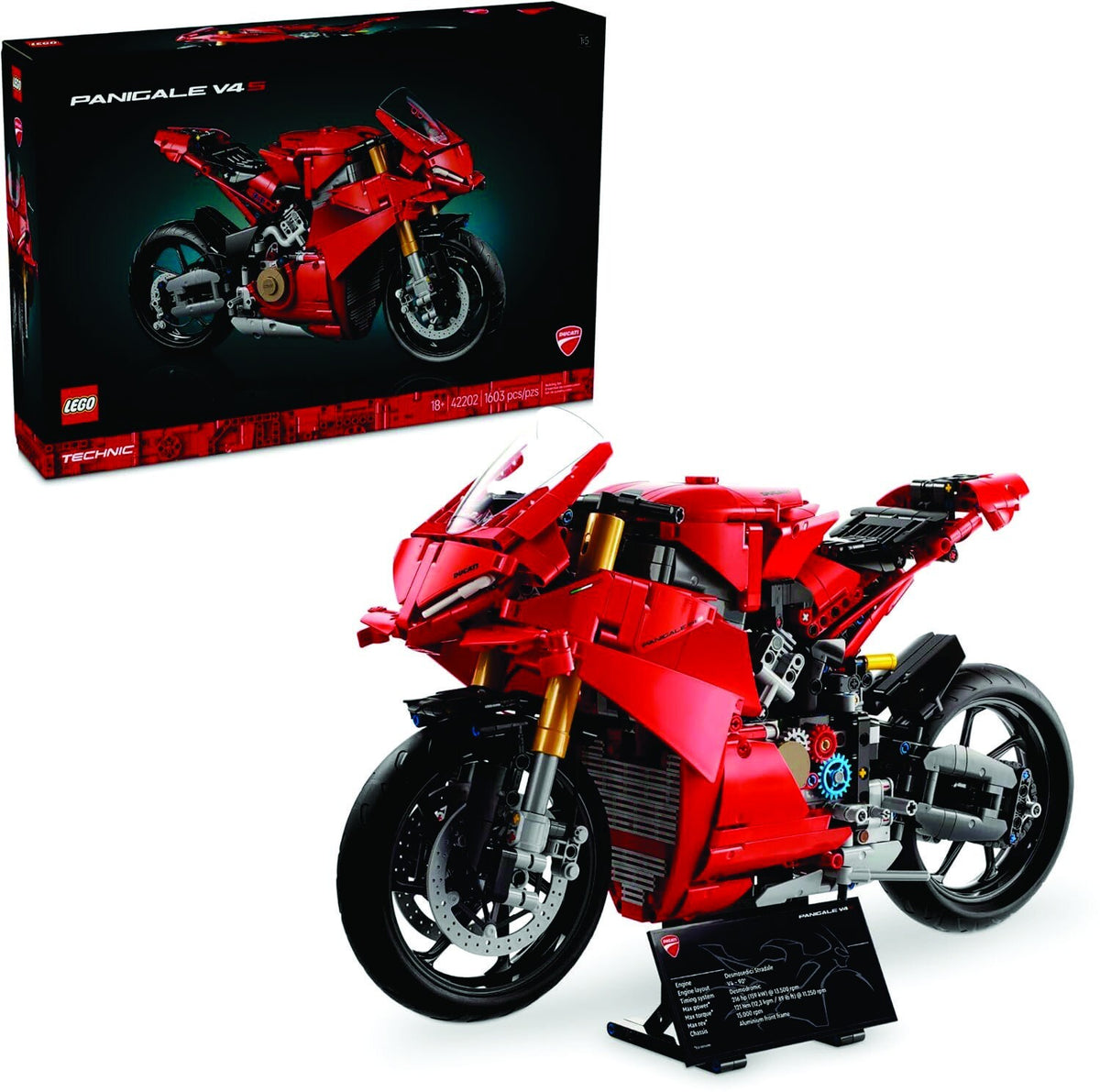 LEGO TECHNIC: Ducati Panigale V4 S Motorcycle (42202) NEW IN UN-OPENED BOX !!